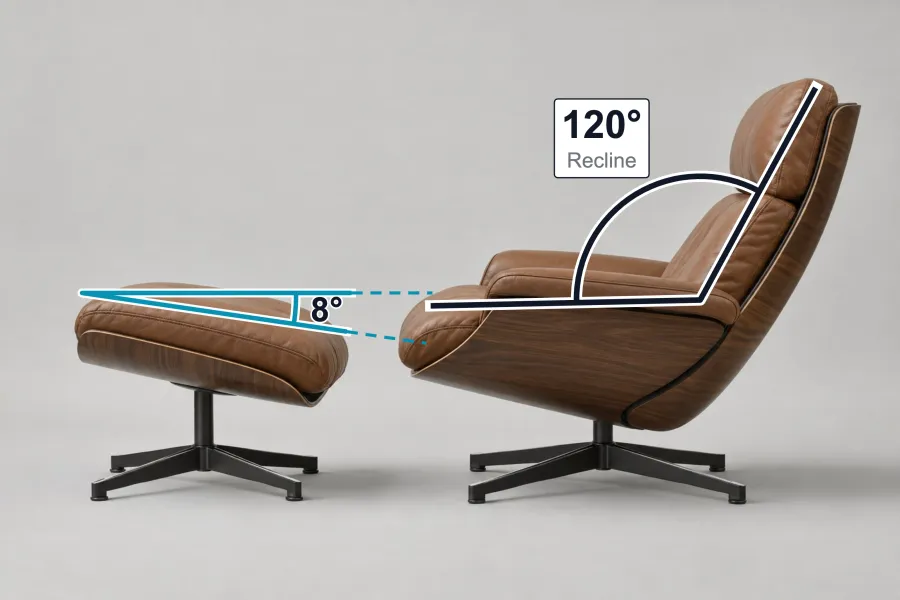 Lounge chair annotation template