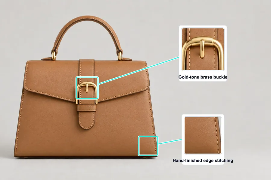 Handbag annotation template